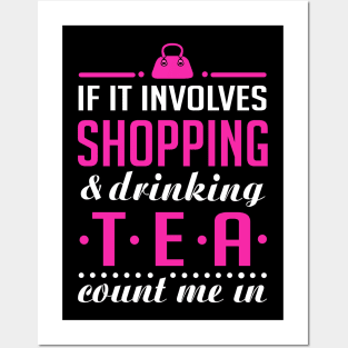 Shopping and Tea Posters and Art